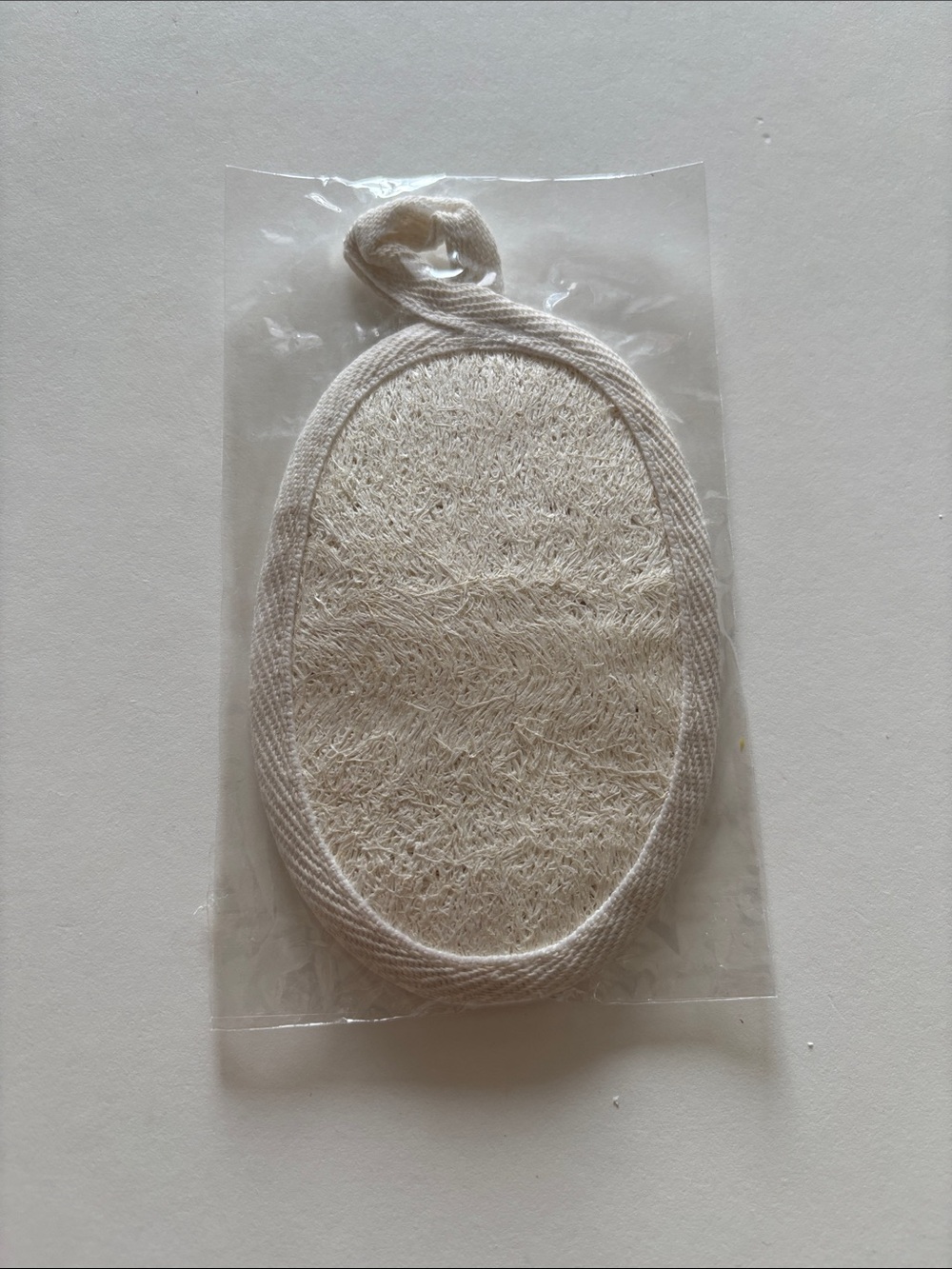 Natural Loofah Bath Sponge - Double-side Cream Exfoliating Body Pad